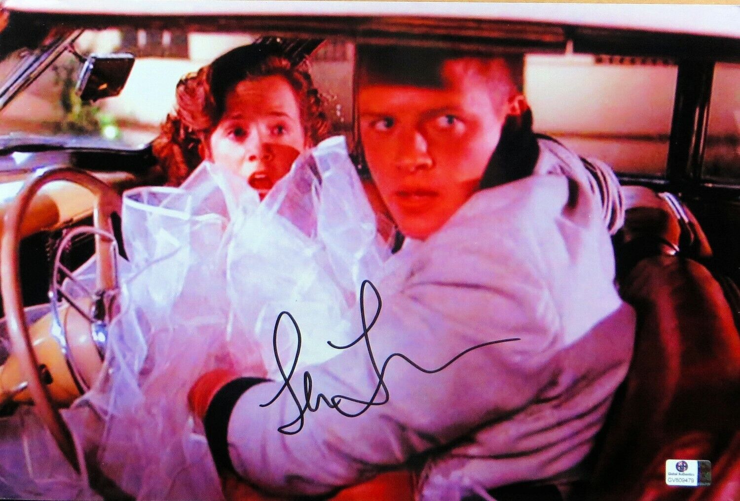 Lea Thompson Signed Autographed 10X15 Photo Poster painting Back to the Future w/Biff JSA T59459