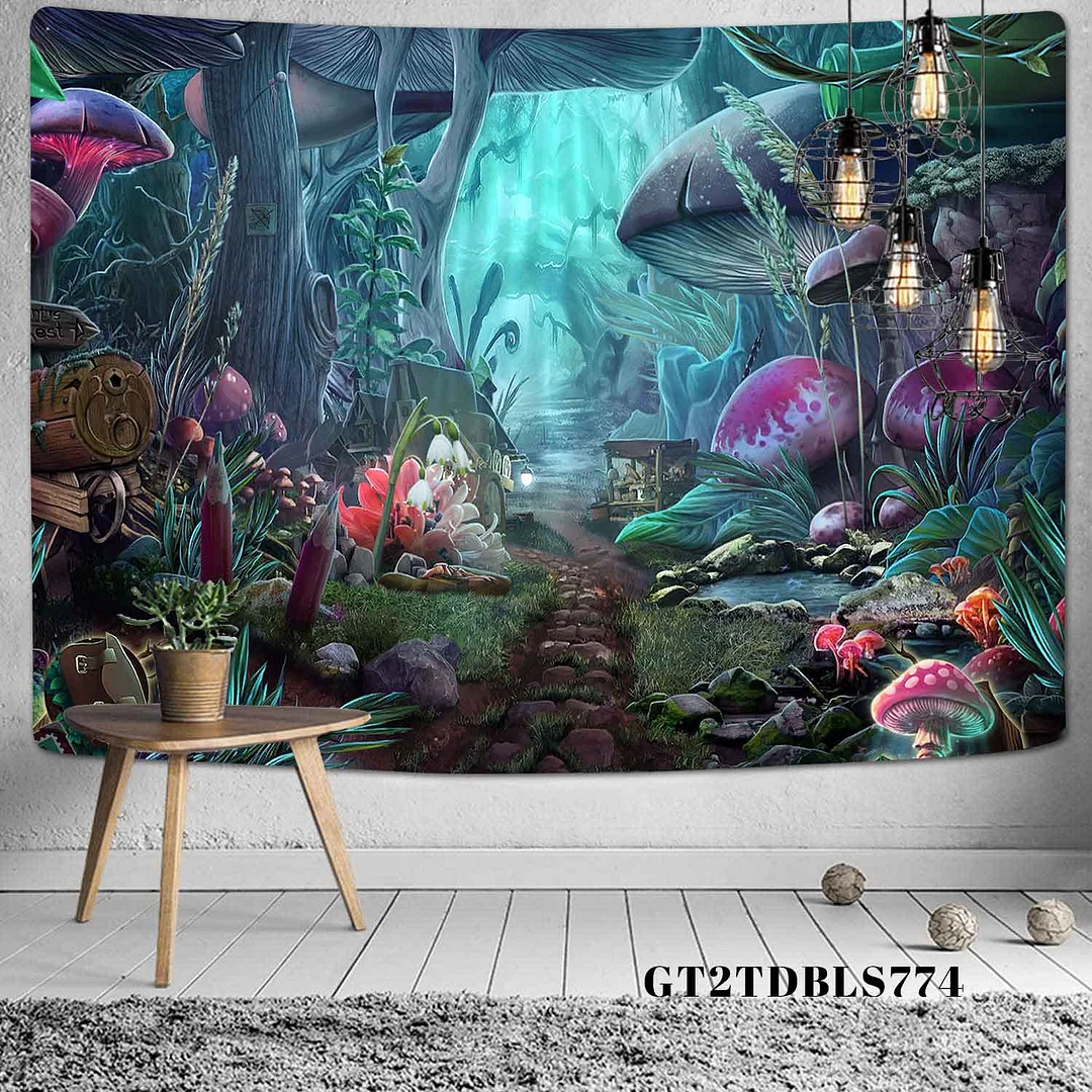 Mysterious Symbol Viking Tapestry Home Decor Bohemian Psychedelic Scene Yoga Mat Hippie Sheet Sofa Blanket Dragon Skull Tapestry