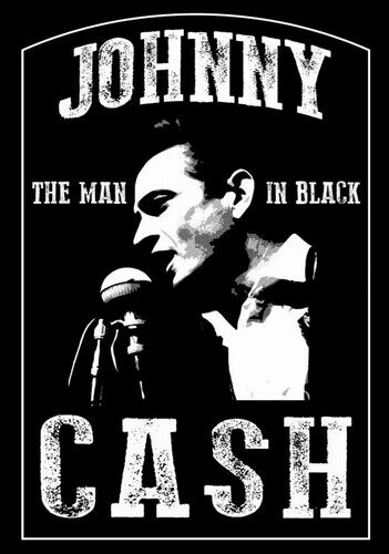 JOHNNY CASH POSTER - THE MAN IN BLACK - Photo Poster painting QUALITY INSERT -  POST!