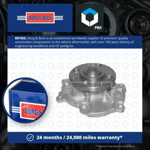 Dronehint Water Pump fits SAAB 9-3 YS3F 2.8 05 to 15 Coolant B&B 092149009 12566029 New Parts