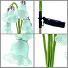 Solar Flower Stake Light Outdoor Garden Decorative Lily Lawn Lamp