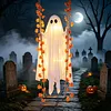 Halloween Giant Hanging Ghost LED Decoration 13ft Adjustable Height