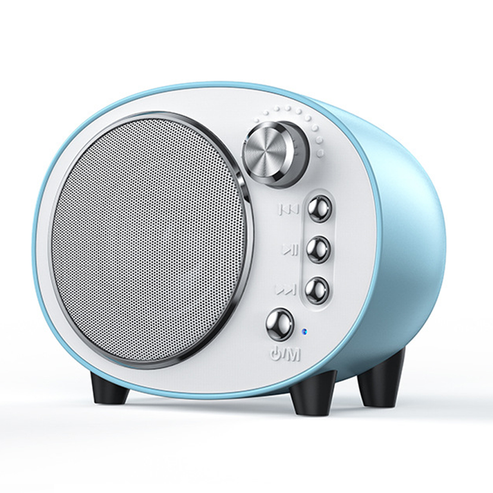 

Q7 Retro Mini Bluetooth Speaker Portable Sound Loudspeaker Box (Blue), 501 Original