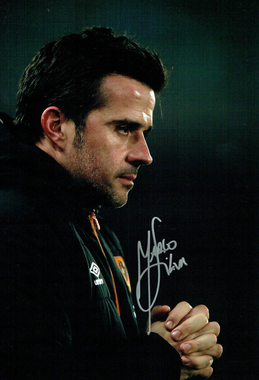 Marco SILVA Hull City Manager 12x8 Autograph Photo Poster painting B AFTAL COA