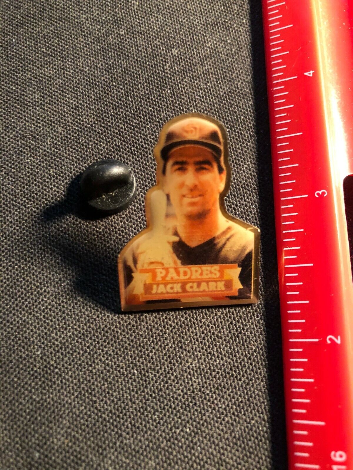 Jack Clark San Diego Padres Collectible Lapel / Cap Pin - Player Photo Poster painting Image