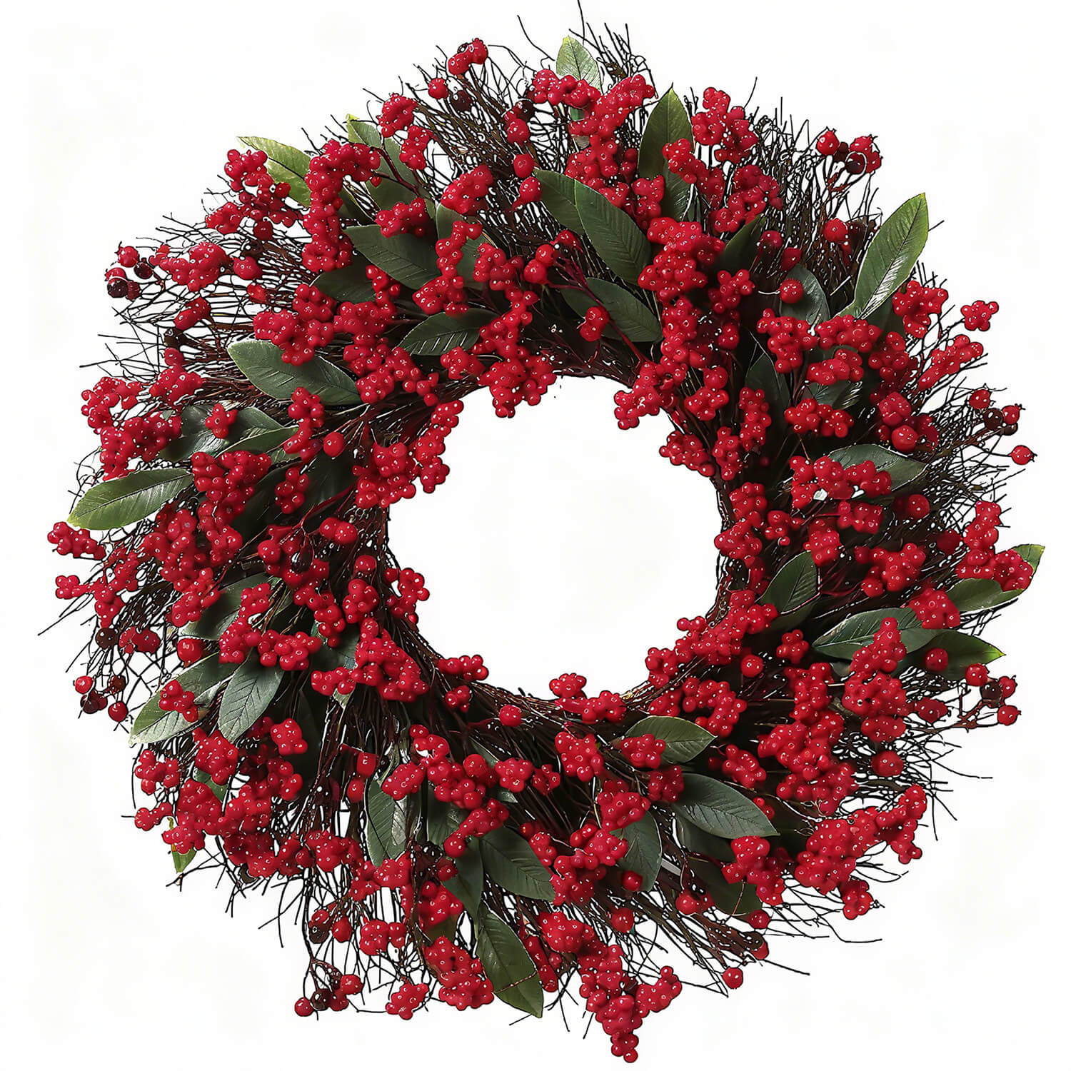 Artificial Christmas Berries Wreath