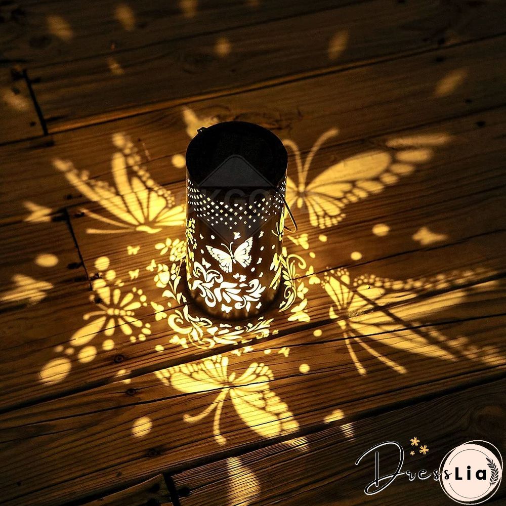 Waterproof Solar Metal Lantern For Outdoor Decoration