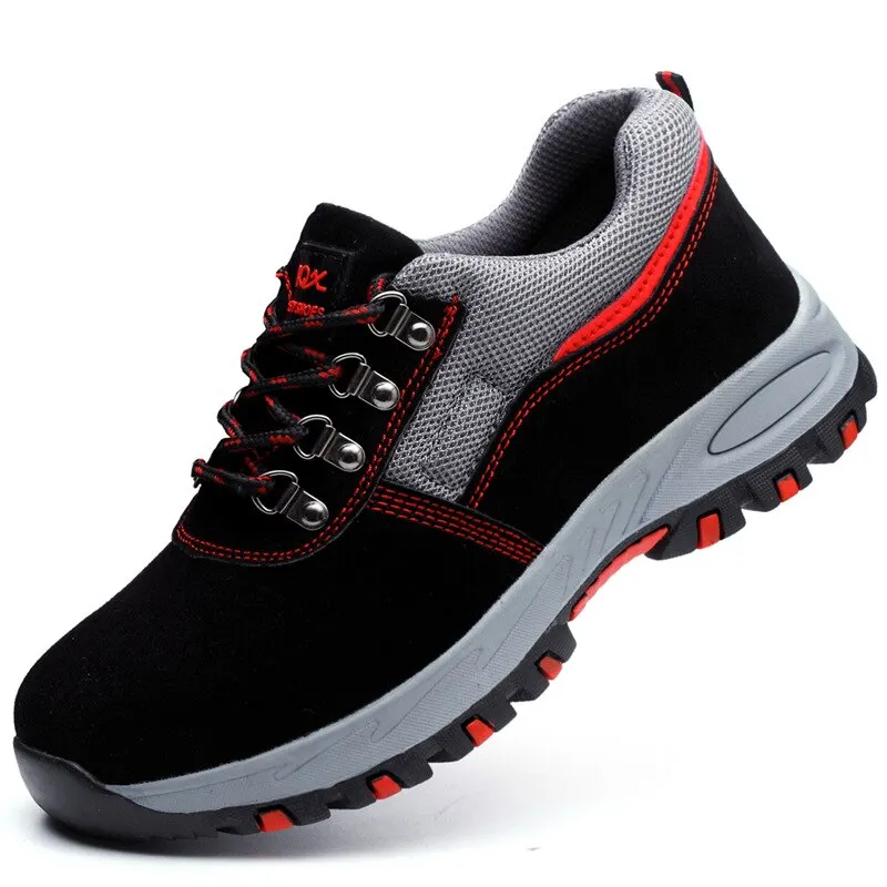 Indestructible Men Shoes Anti-puncture Safety Shoes Work Sneakers Male Hiking Shoes Anti-smash Steel Toe Shoes Security Footwear