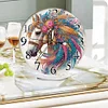 (US Local)Acrylic Special Shape Horse 5D Diamond Painting Clock Art Craft Kit