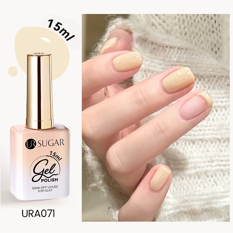 Needmkt UR SUGAR 15ml Champagne Water Light Cat Magnetic Gel Nail Polish Vernis Semi Permanent Soak Off Crystal Gel Polish For Nails