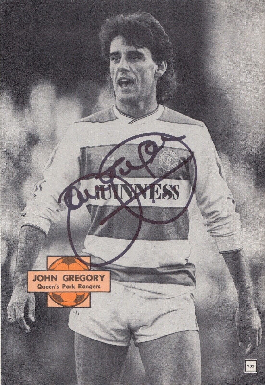 John Gregory Hand Signed Magazine Photo Poster painting - Football Autograph.