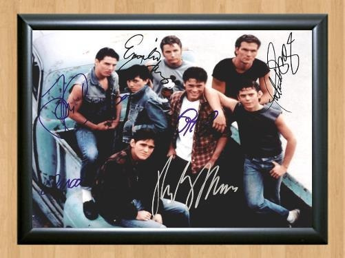 The Outsiders Matt Dillon Cast Signed Autographed Photo Poster painting Poster Print Memorabilia A3 Size 11.7x16.5