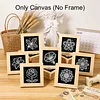 12pcs/set Unframed Pearl Painting Canvas Art Handmade Pearl Material Art Kit Living Room Decor (15x15cm)
