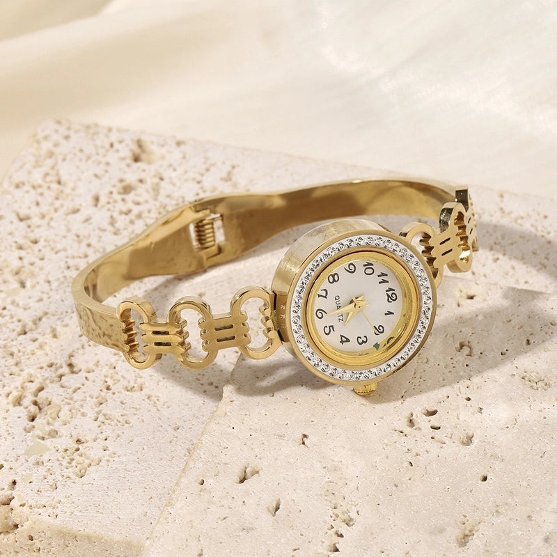 Elegant Solid Color Quartz Women’s Watches