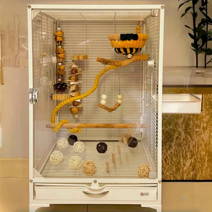 超美品✨Aviary Grande celebriducks Luxury Viral Birdcage Jaulas | Birdtoylab