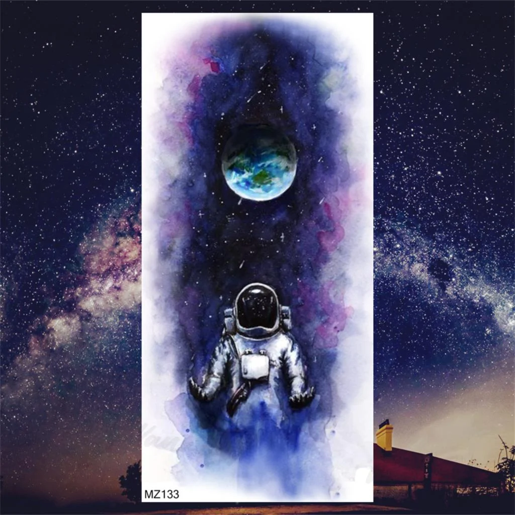 Sdrawing Lion Knight Temporary Tattoos For Men Adults Realistic Tiger Skeleton Fake Tattoo Sticker Arm Water Transfer Tatoos 3D