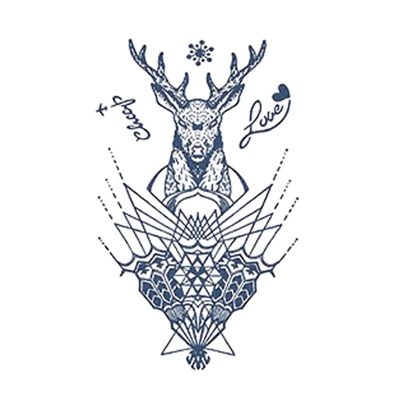 GH101-150 herbal juice tattoo stickers semi-permanent lasting men and women tattoo waterproof sweat plant juice tattoo stickers