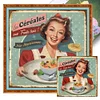 Retro Billboard-11CT Stamped Cross Stitch 40*40cm/15.75*15.75in tapestrymarket