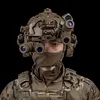 Flippable Night Vision Goggles Model Four-Eye Helmet Binocular NVG Mount Props