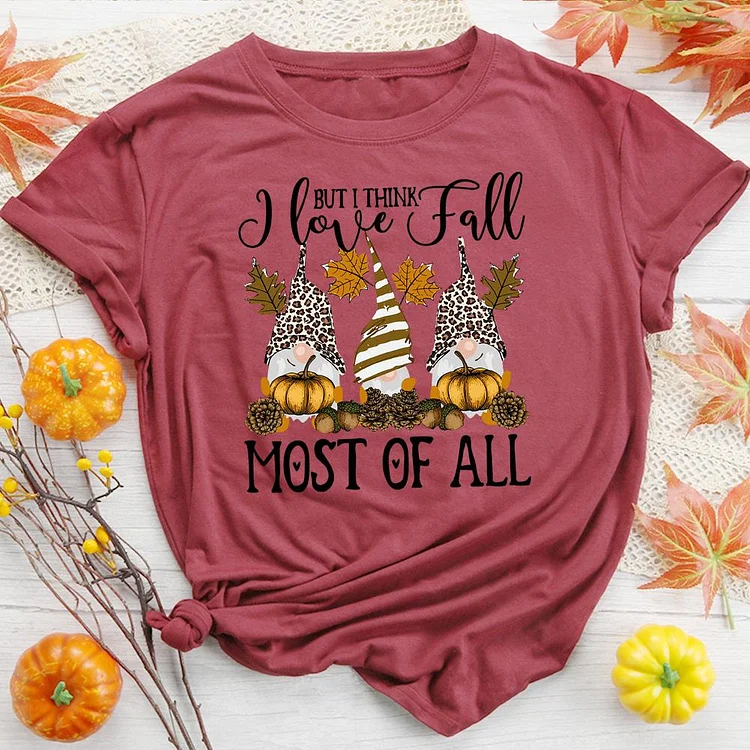 Fall gnomes Happy Fall T-Shirt-08194