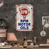 RPM MOTOR OILS - Vintage Metal Signs(12*16Inch)
