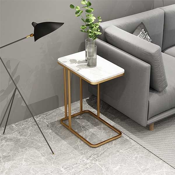 GLVEE Nordic Simple Mobile Iron Coffee Table