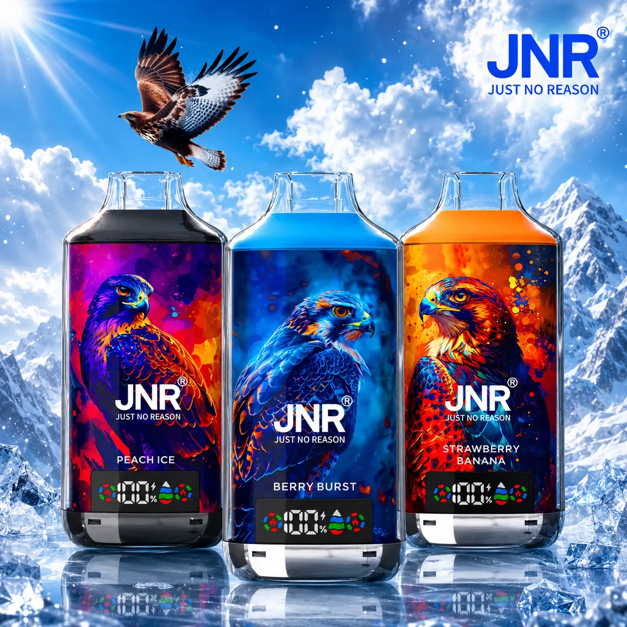 JNR Falcon X Vape | 18000 Puffs (50 PCS)  fumotvapeshop