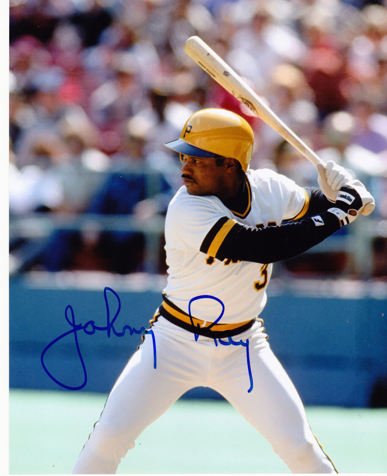 JOHNNY RAY PITTSBURGH PIRATES ACTION SIGNED 8x10