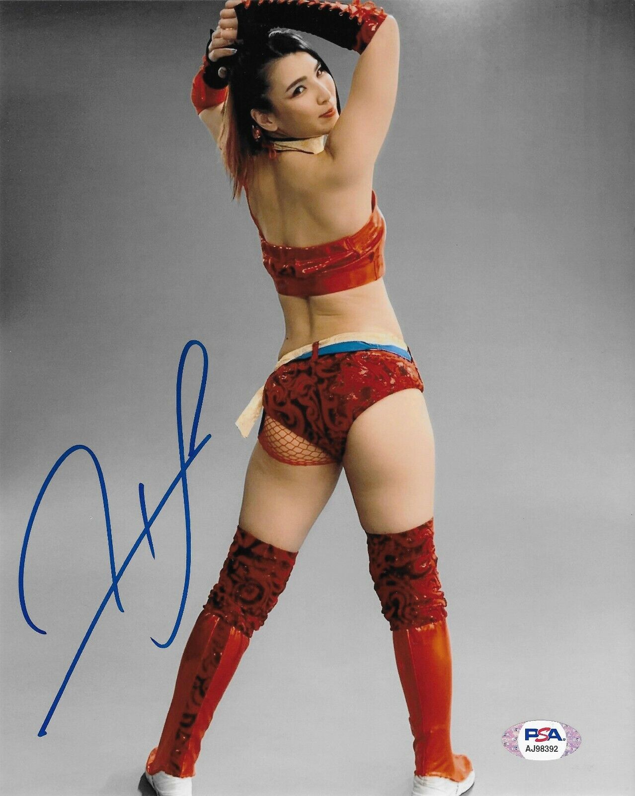 Hikaru Shida AEW Superstar Signed Autograph 8x10 Photo Poster painting #8 w/ PSA COA