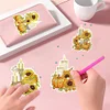 2 Sheets DIY Pumpkin Candle Diamond Painting Stickers