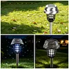 2PCS Solar Powered Lighting Mosquito Repellent Lamp with Ground Stake Waterproof Mosquito Killer for Backyard Patio Garden Lawn Pathway Camping