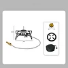 UFO Stove Infrared Stove Outdoor Picnic Camping Picnic Stove Portable Windproof Outdoor Stove