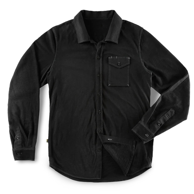 Men's Classic Cotton Single Breasted Single Pocket Shirt