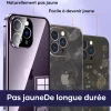 Coque Transparente magnétique pour iPhone avec Boucle Bouble Face
