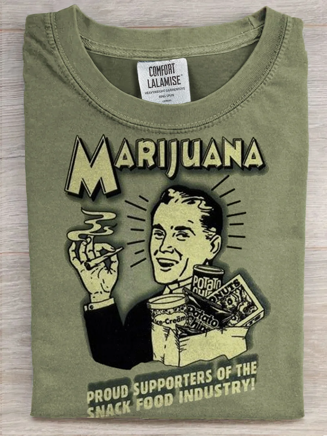 Eagerlys  Marijuana Proud Supporters T-shirt Eagerlys