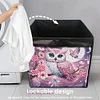 (US Local)DIY Diamond Painting Storage Box Canvas Organizer Box Diamond Painting Kit (A)