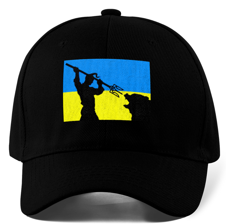 Ukraine Flag Hat Trident Ukraine Warrior Ukrainian Baseball Cap Casual Adjustable Hats for Men