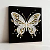Butterfly DIY Pearl Diamond Painting Kit for Adult Home Decor 25x25cm With Frame