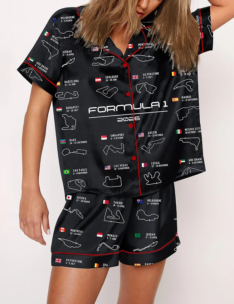Women's Formula One 2026 Calendar Pajama Set