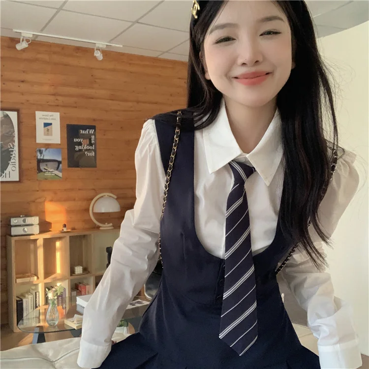 PREPPY SHIRT VEST DRESS SUIT