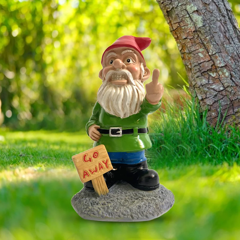 Garden Decorative Dwarf Model Resin Crafts Micro-Landscape Garden Statues