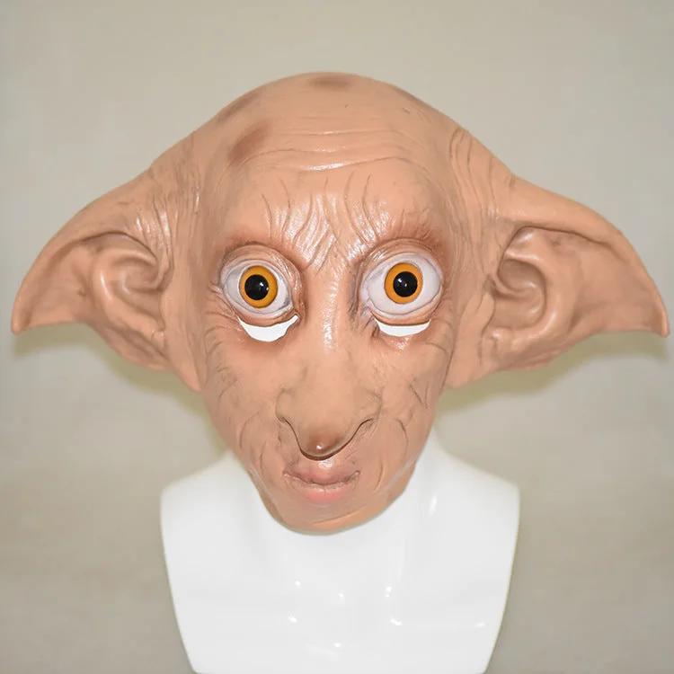 Harry Potter Dobby Latex Mask Costume Props-elleschic