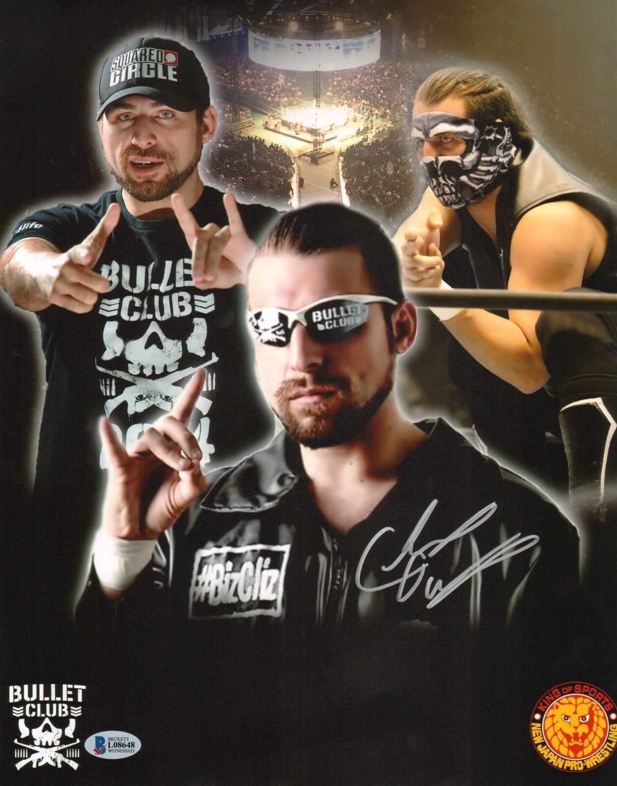 Chase Owens Signed 11x14 Photo Poster painting BAS COA New Japan Pro Wrestling Bullet Club NWA 5