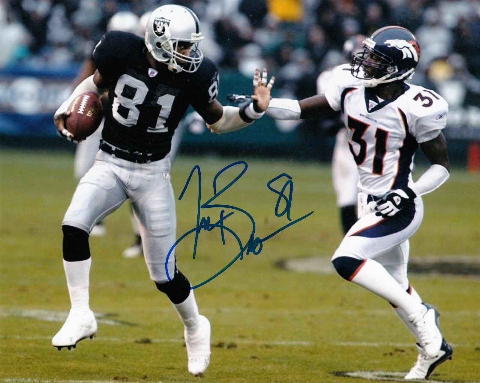 Tim Brown Autographed Signed 8x10 Photo Poster painting ( HOF Raiders ) REPRINT