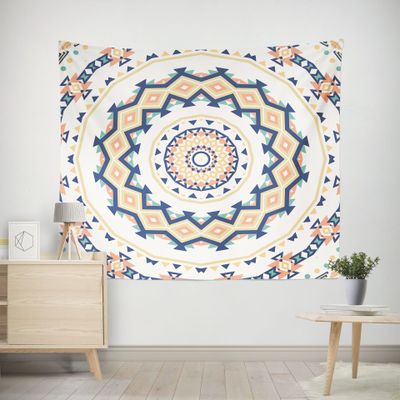 Decorative Bohemian Tapestry Printed White Tapestry Home Decor