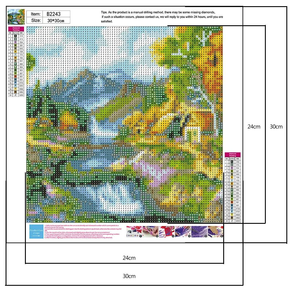 Diamond Painting - Full Round Drill - House(30*30cm)