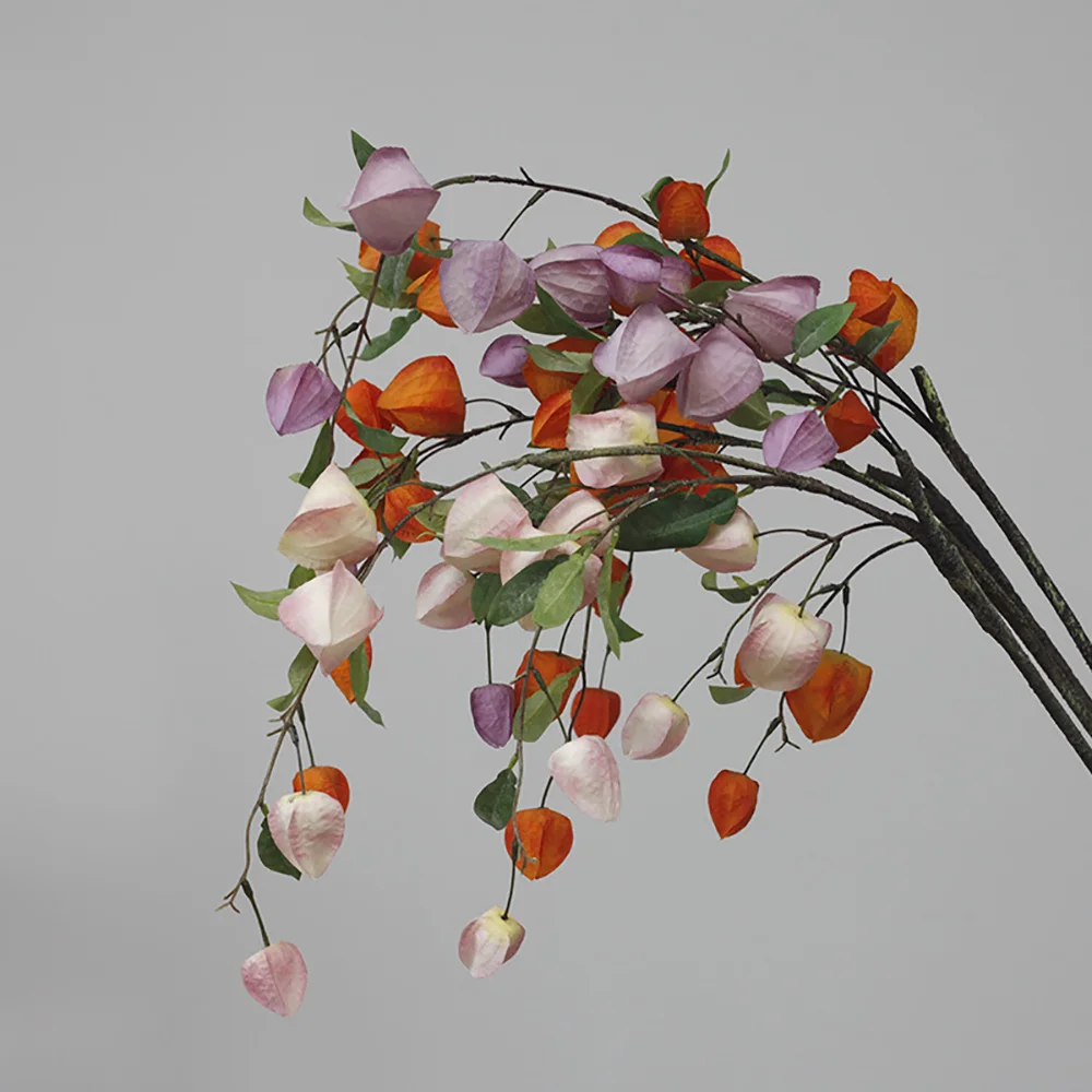 Forest hanging lantern flower simulation flower ornament photography props