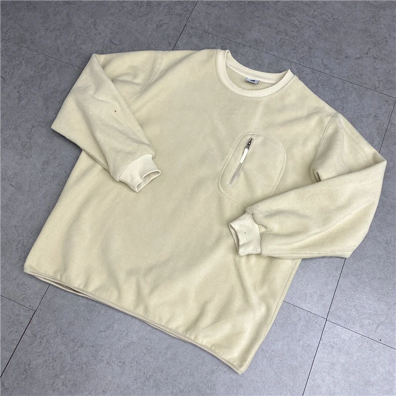 Fleece Warm Oversized Street Crew Sweatshirts