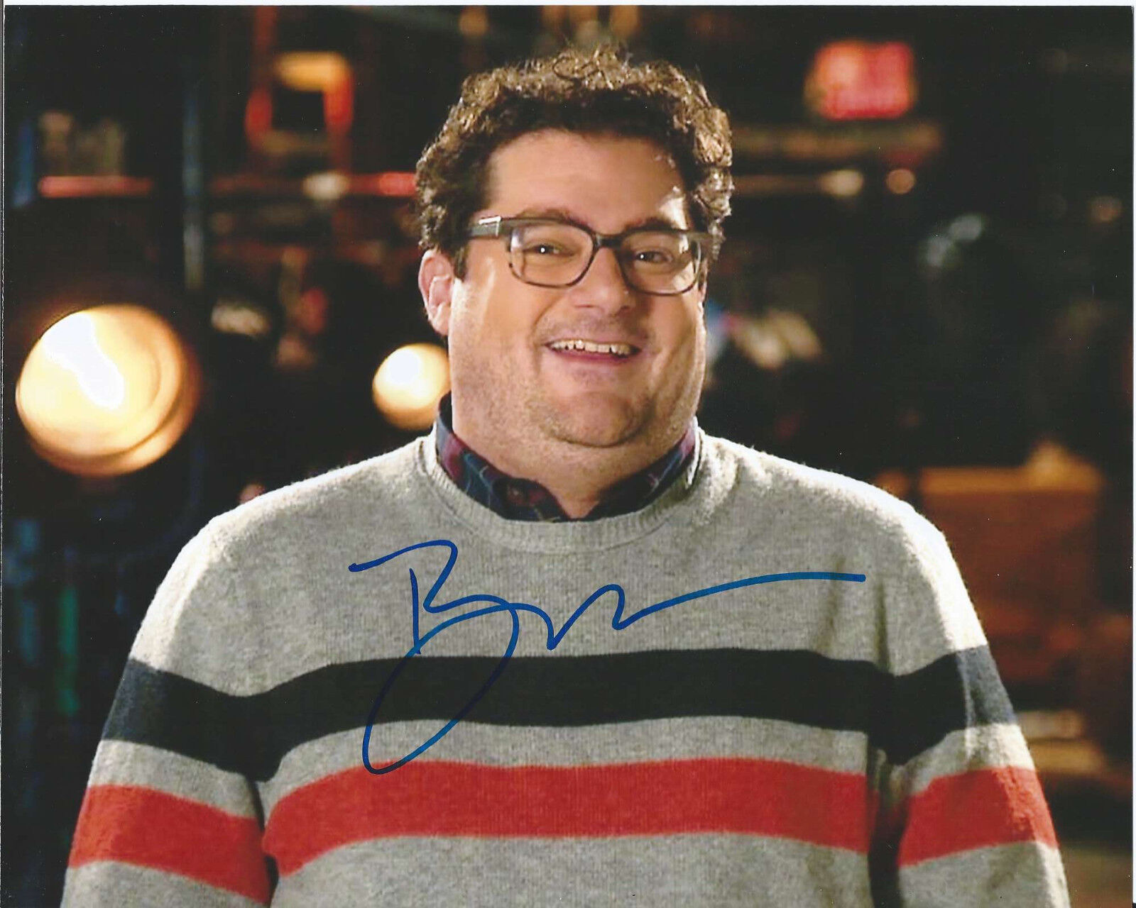 BOBBY MOYNIHAN HAND SIGNED AUTHENTIC SNL SATURDAY NIGHT LIVE 8X10 Photo Poster painting w/COA