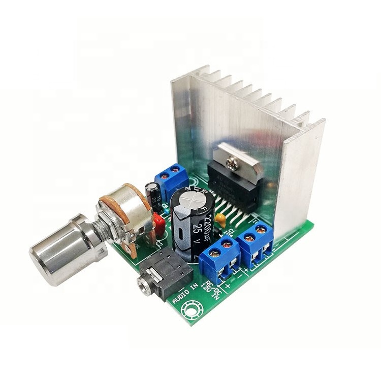 IC Amplifier Board Dual Channel 15W+15W No Noise 12V Amplifier Board Audio Digital Amplifier Board